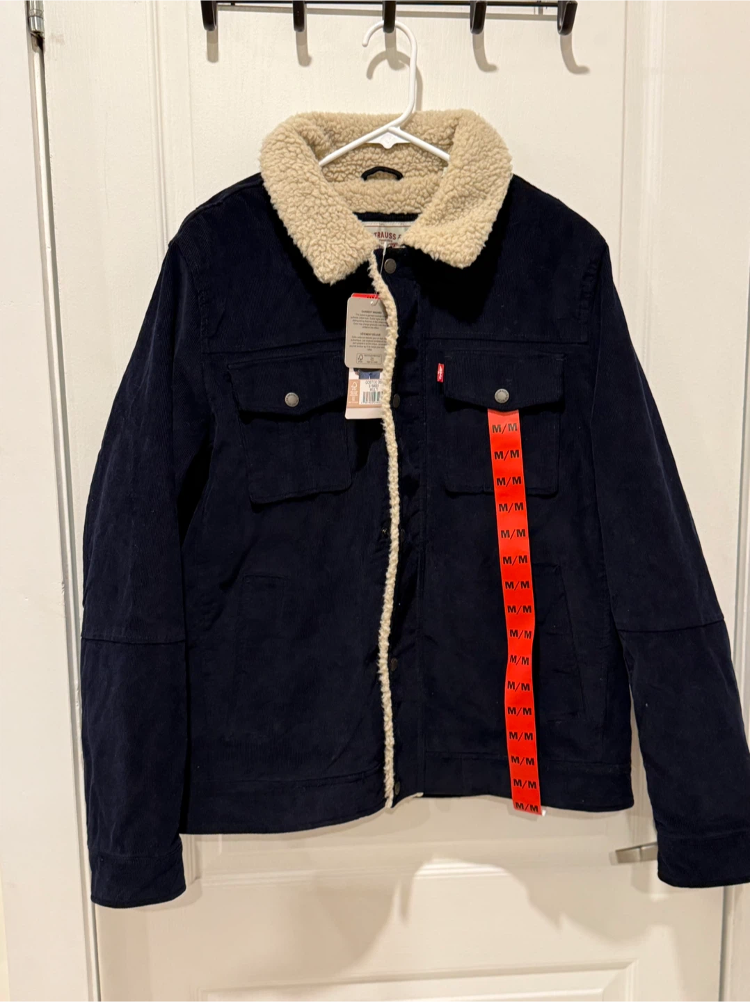Levi's Corduroy Sherpa Trucker Jacket - Size M