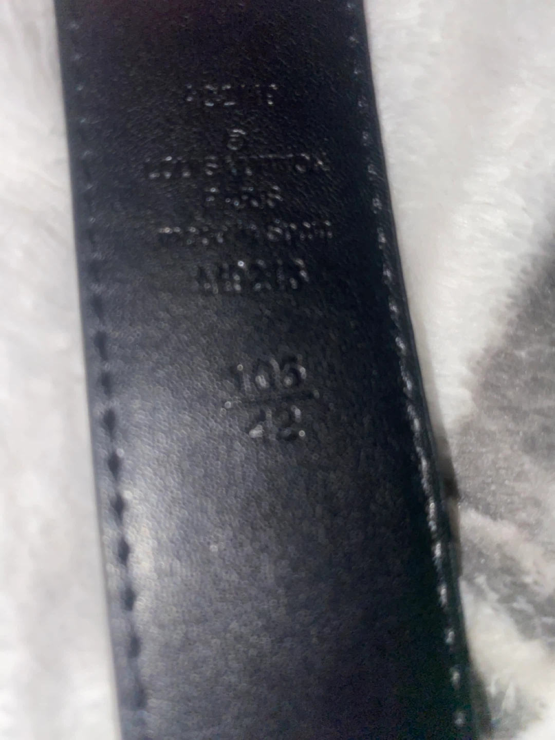 Louis Vuitton Monogram Eclipse Belt 105/42 - photo 3