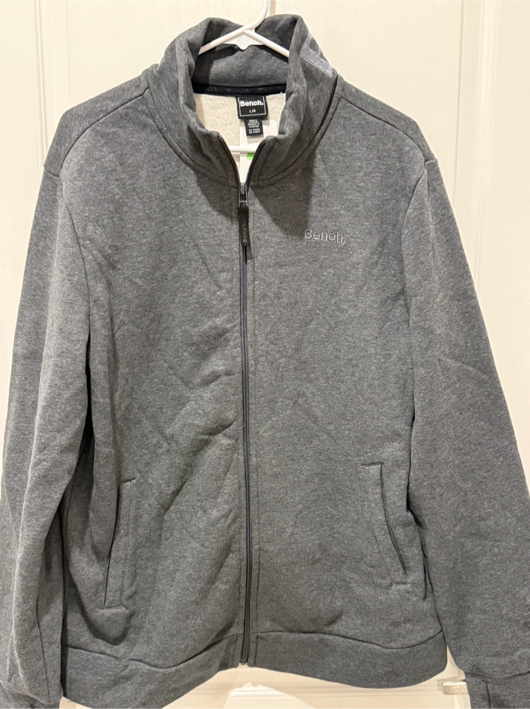 Bench. Gray Zip-Up Jacket - Size L/G - photo 3