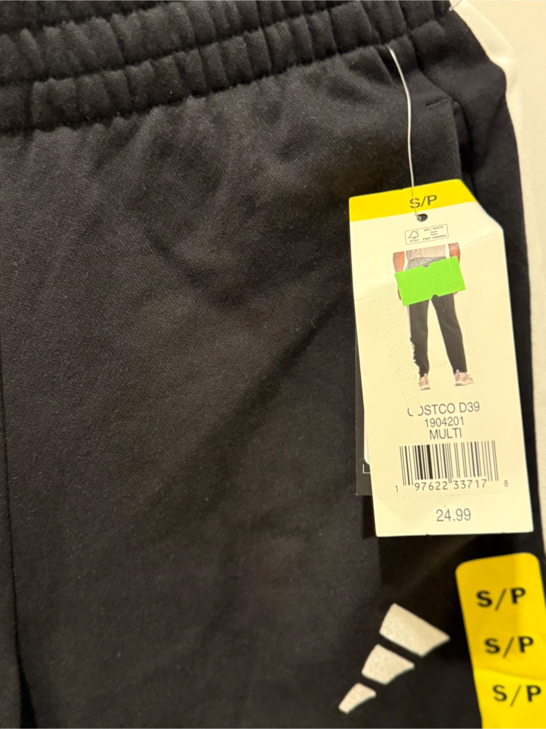 Adidas Black Track Pants - Size S - photo 2