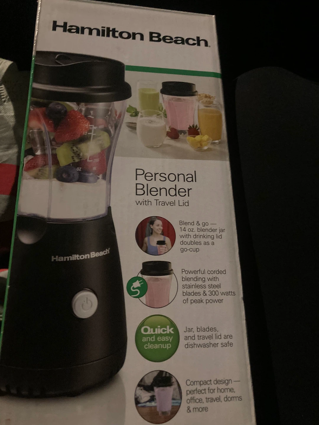 Hamilton Beach Personal Blender with Travel Lid - photo 2