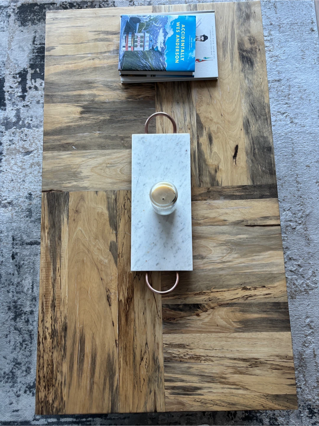 West Elm Industrial Wood Coffee Table - Square - photo 4