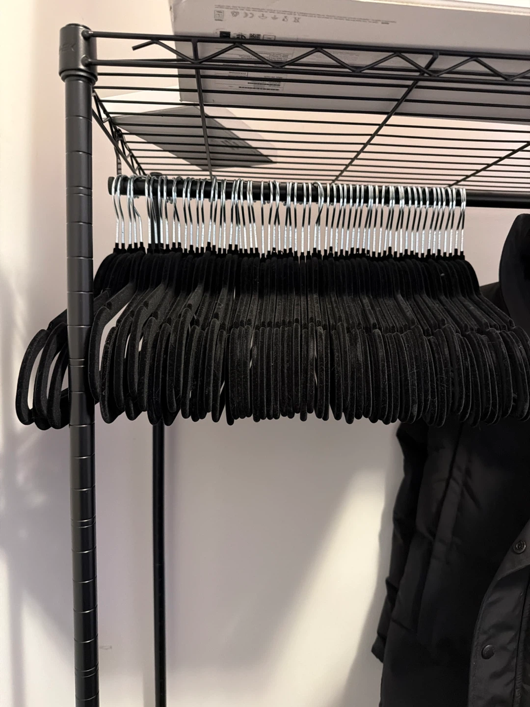 Black Velvet Clothes Hangers ( over 100 )