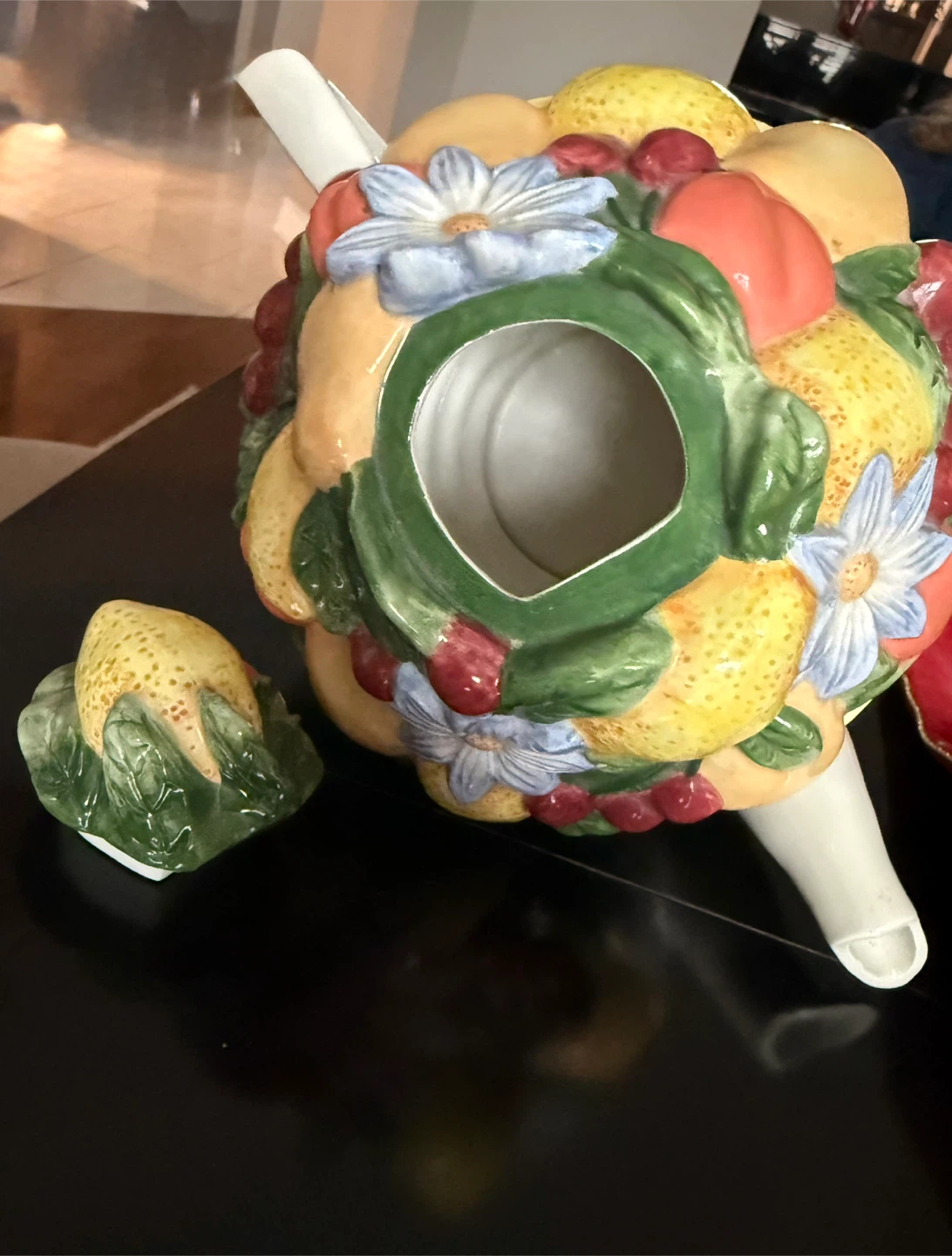 Fruit Teapot with Lid 🧡 - photo 2