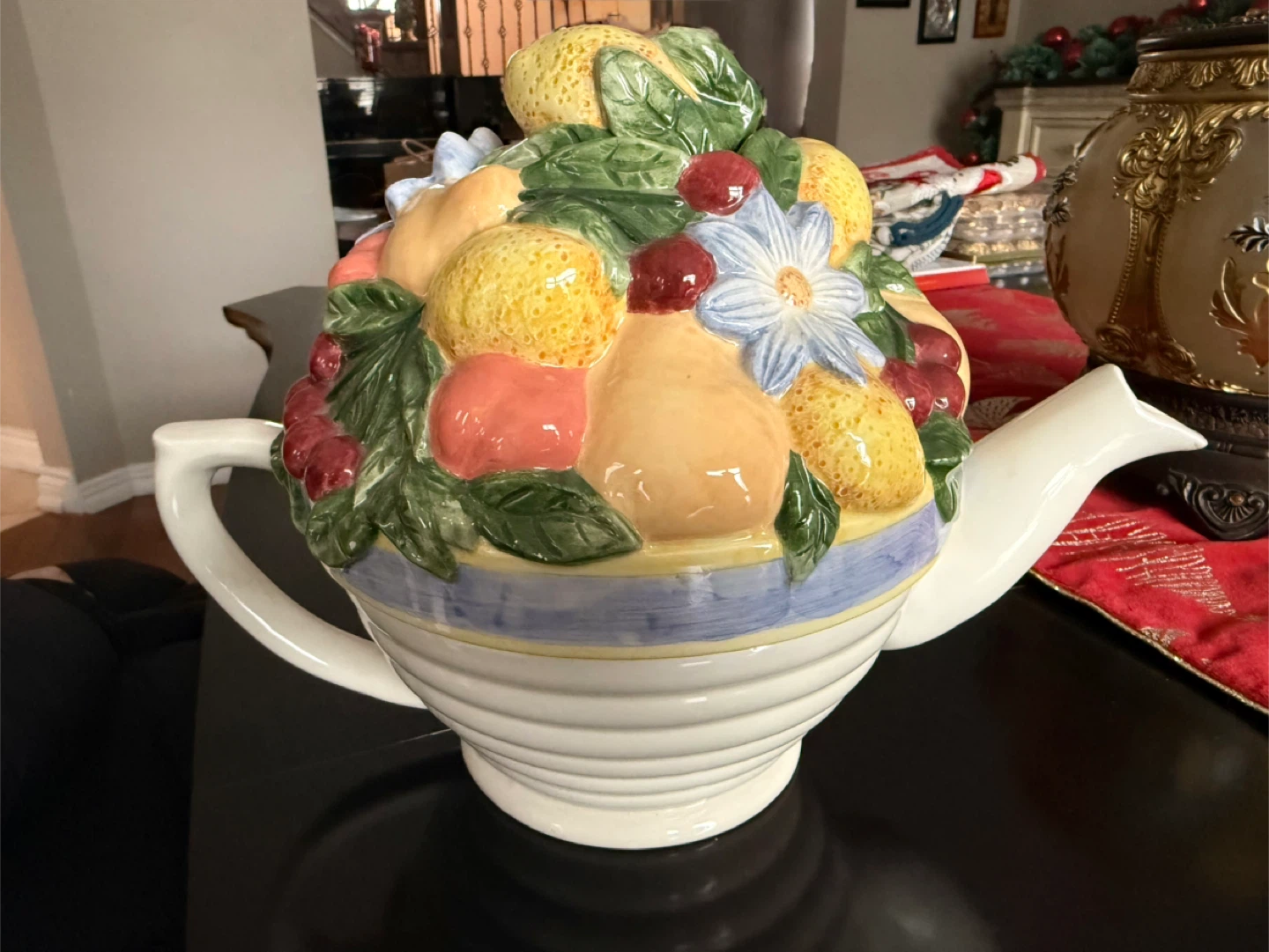 Fruit Teapot with Lid 🧡