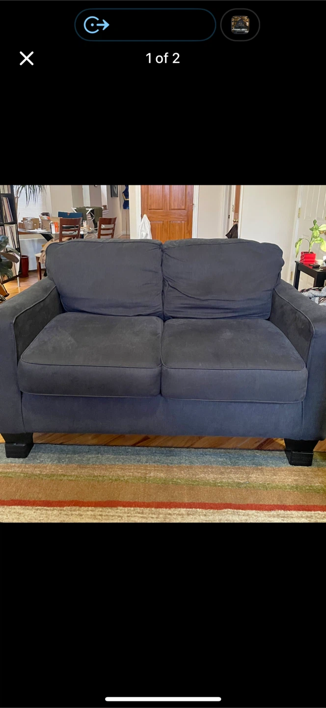 2 matching couches big couch has pull out bed - photo 4
