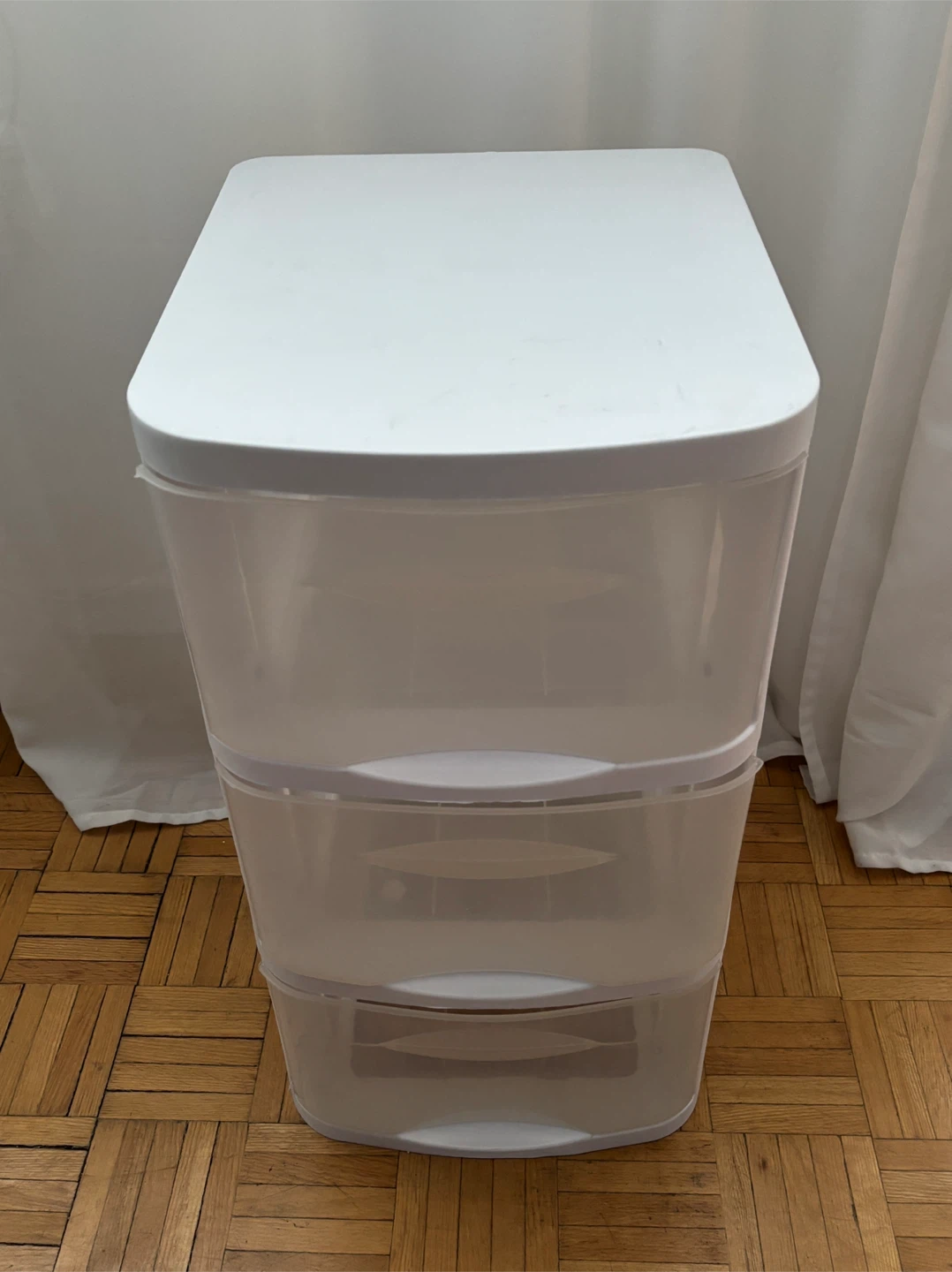 White 3-Drawer Storage Tower - photo 3