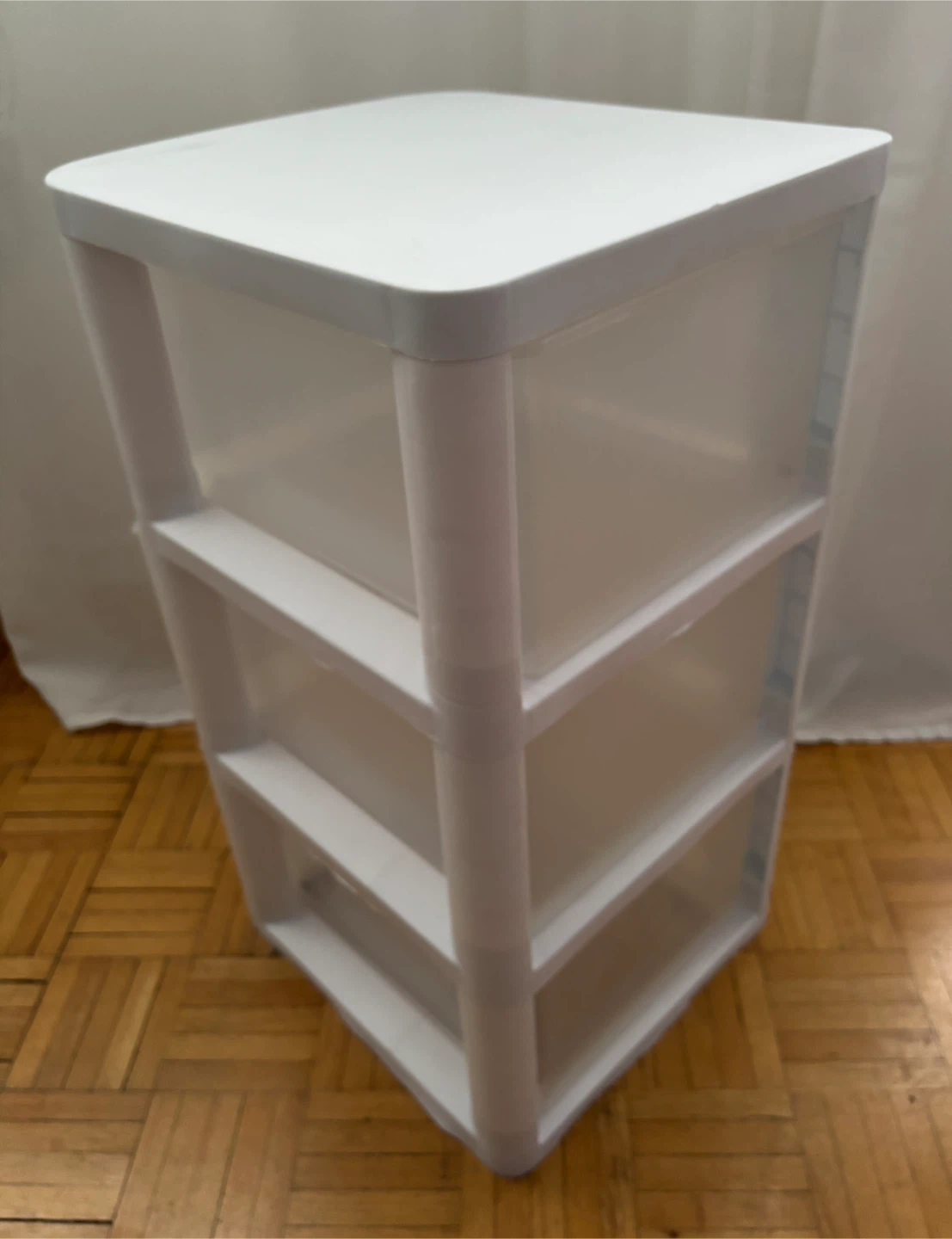 White 3-Drawer Storage Tower - photo 5
