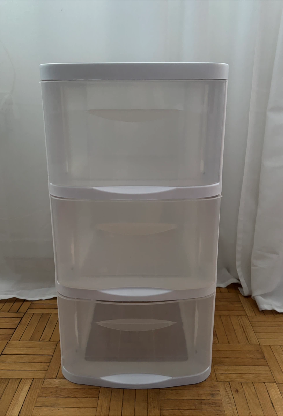 White 3-Drawer Storage Tower - photo 2