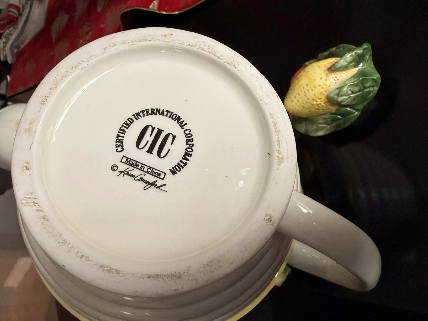 Fruit Teapot with Lid 🧡 - photo 3