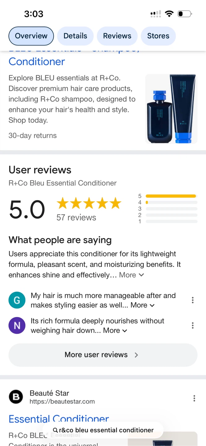 R+Co Bleu Essential Conditioner - photo 2