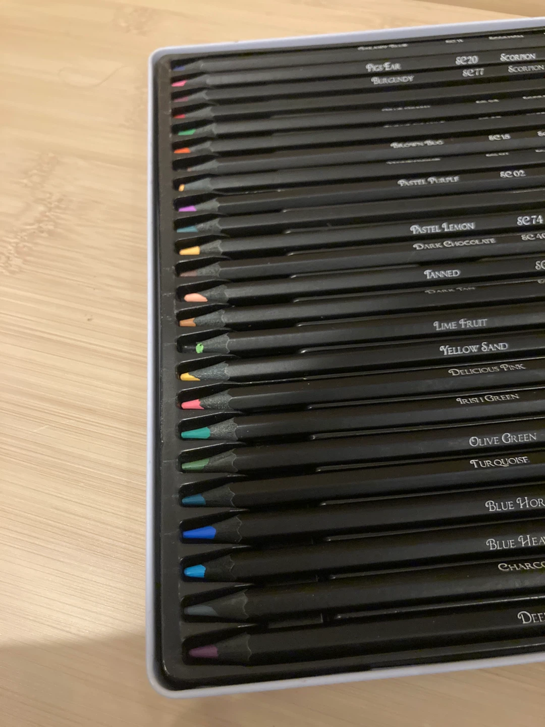 Black Widow Wax Coloured Pencils - 24 Pack - photo 5