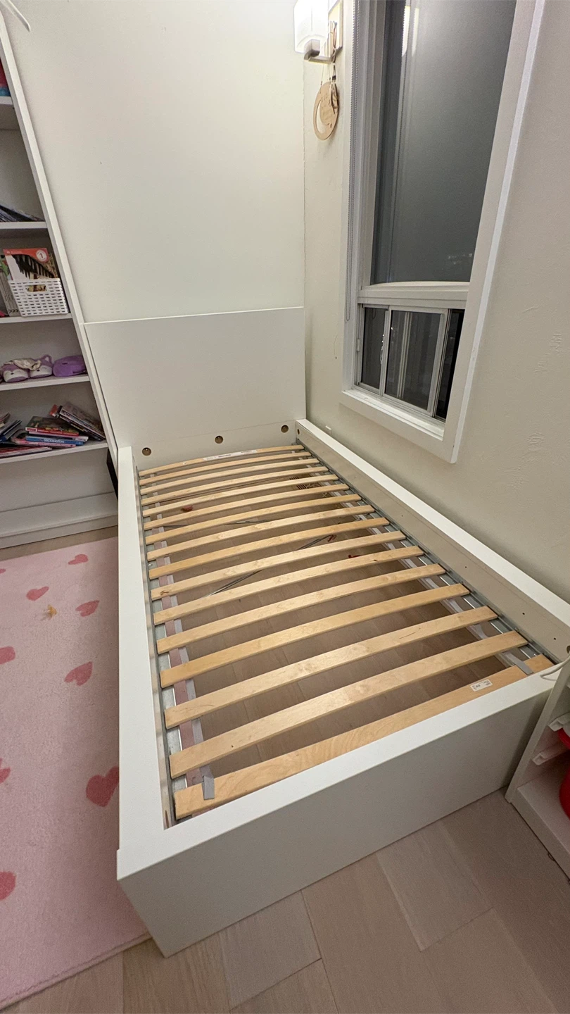 IKEA Single Bed Frame - White