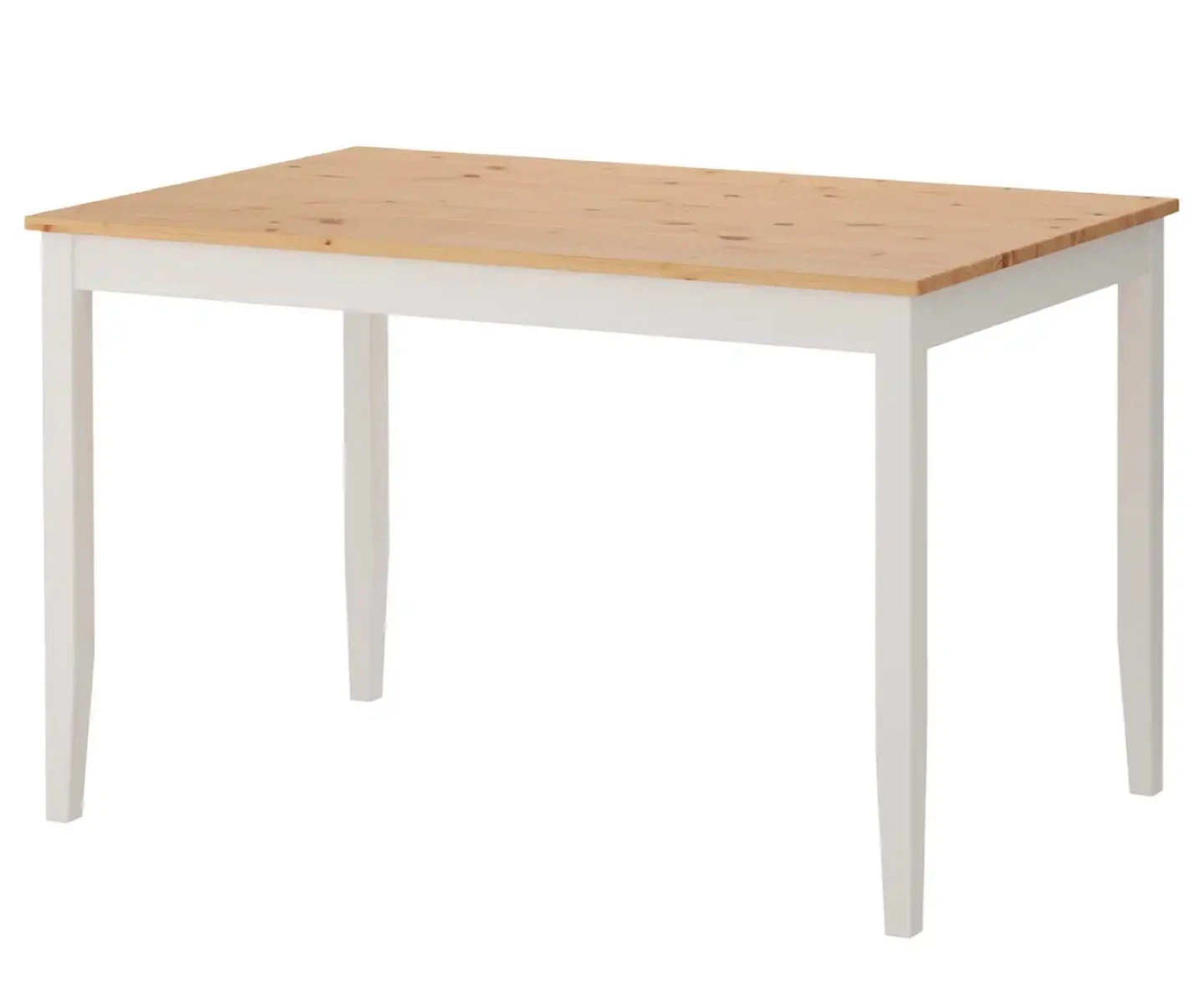 IKEA LERHAMN Table, light antique stain/white stain