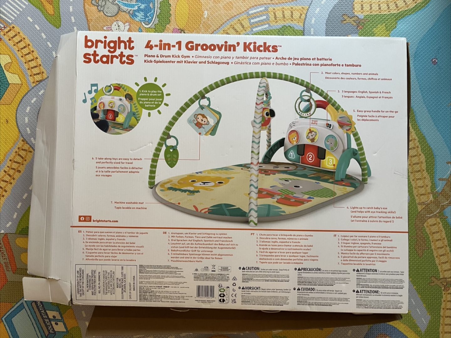 Bright Starts 4-in-1 groovin playmat - photo 2