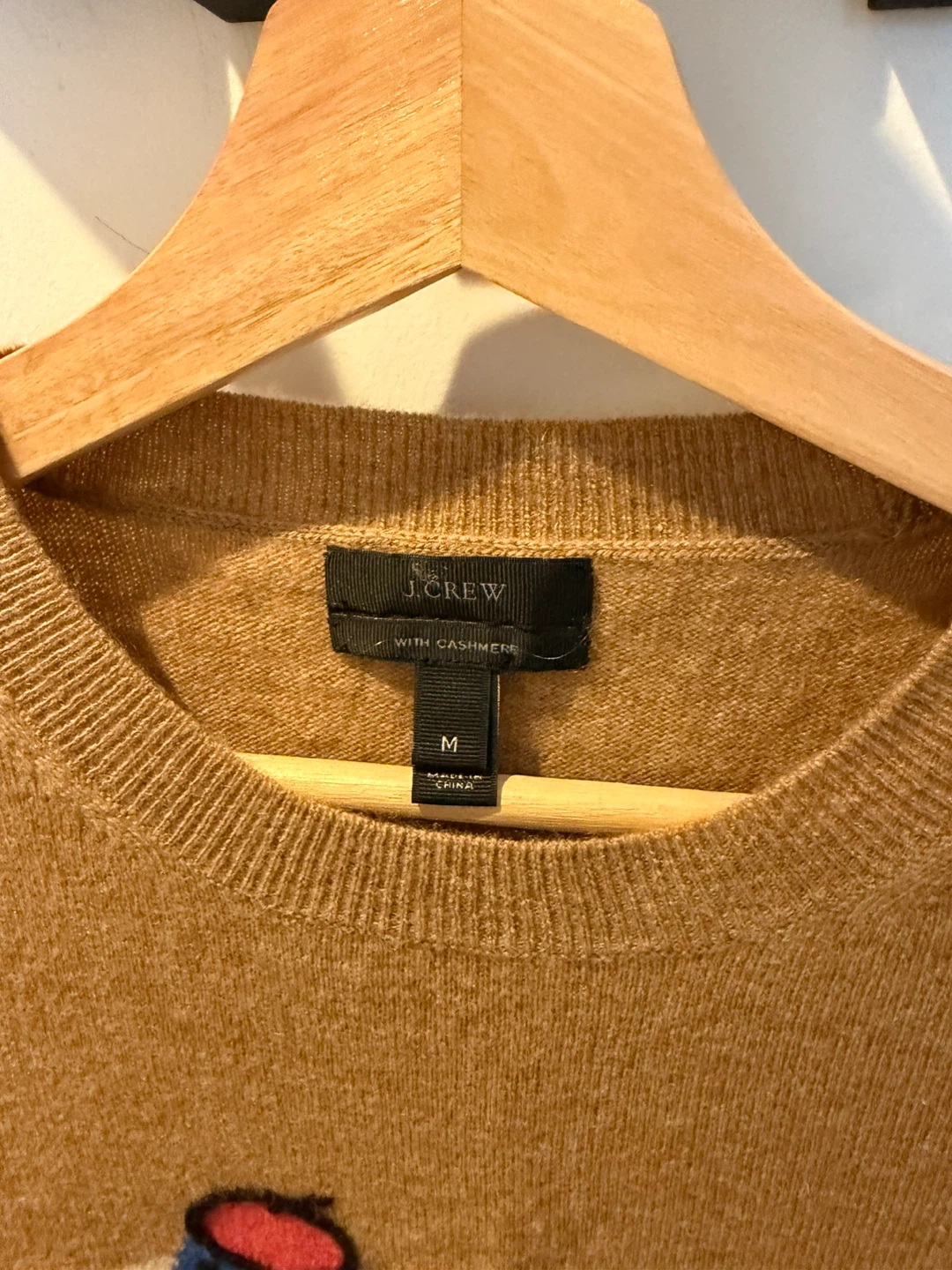 J.Crew Cashmere Bird Sweater - Size M (Like New) - photo 3