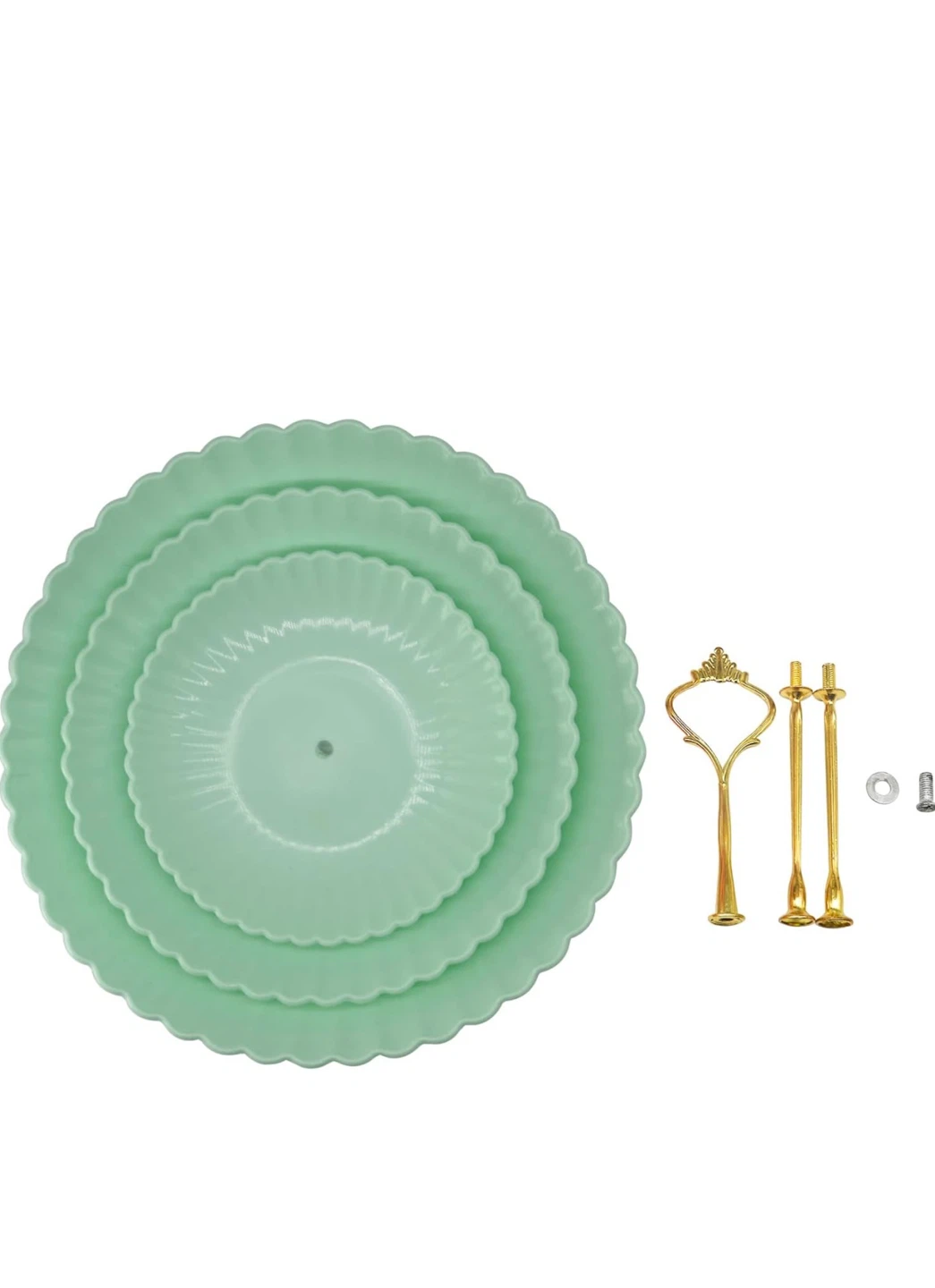 3-Tier Serving Stand - Mint Green