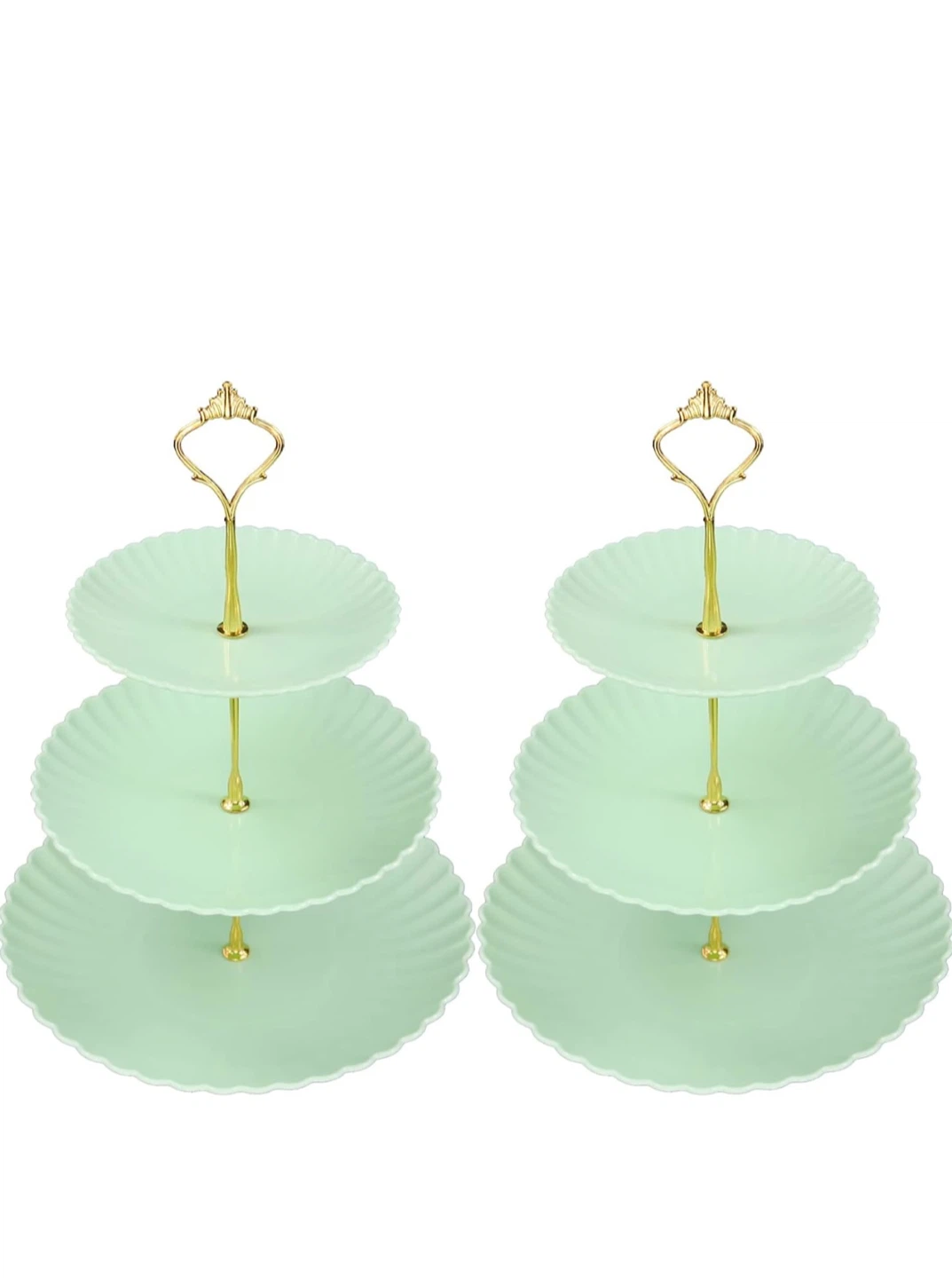 3-Tier Serving Stand - Mint Green - photo 2