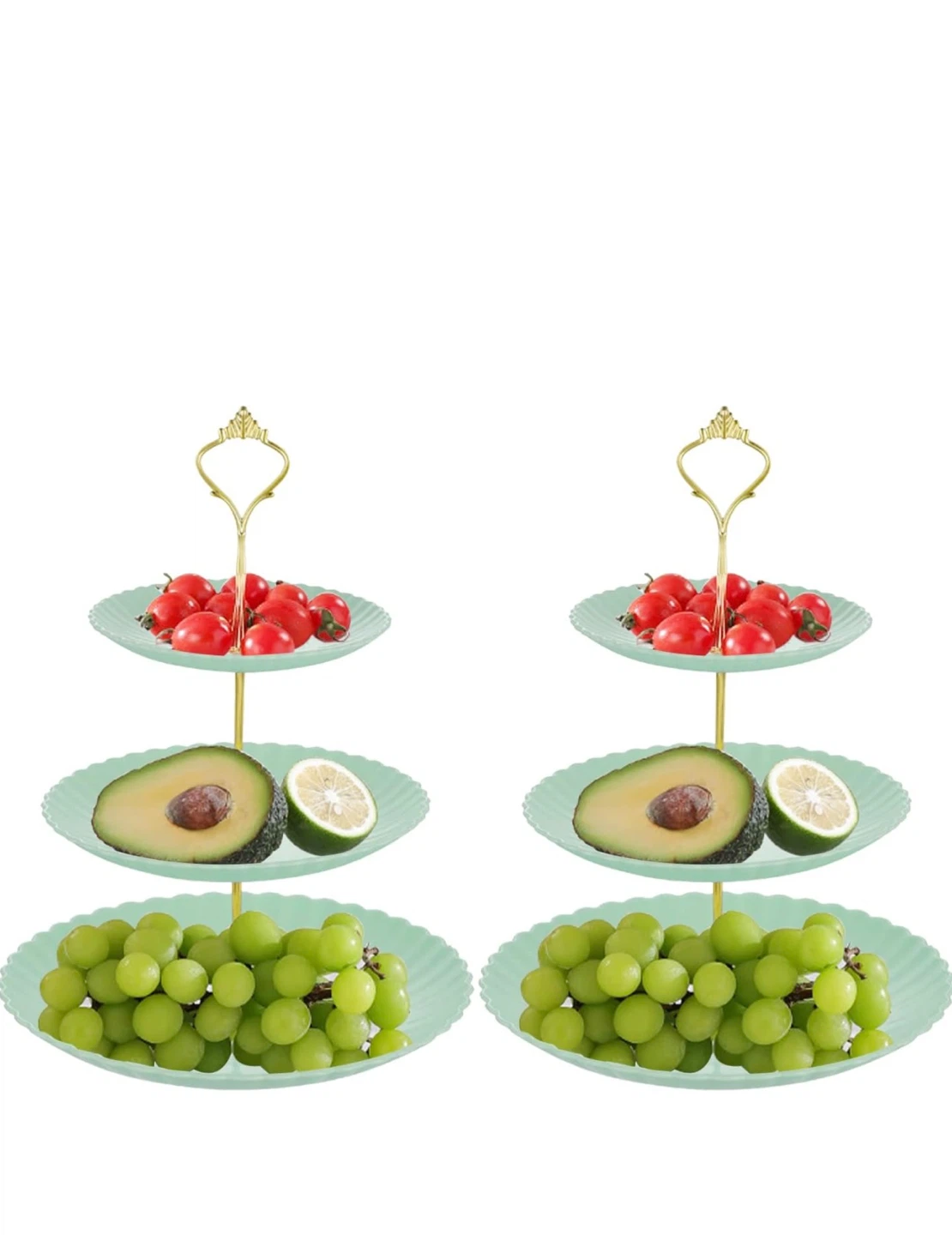 3-Tier Serving Stand - Mint Green - photo 3