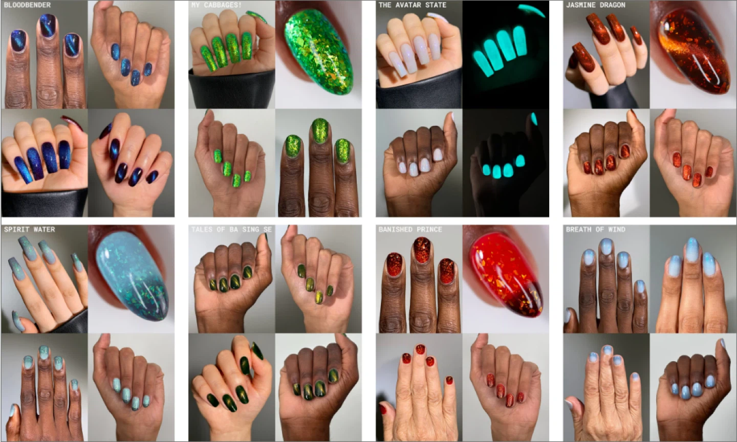 Indie/Boutique Nail Polish Press-Ons