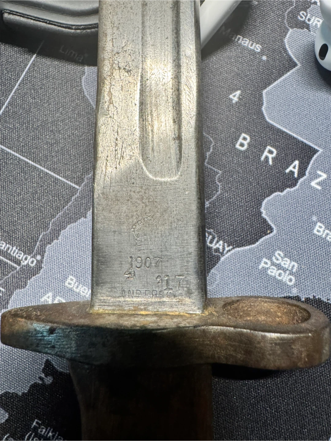 P1907 Bayonet made in 1917 - photo 4