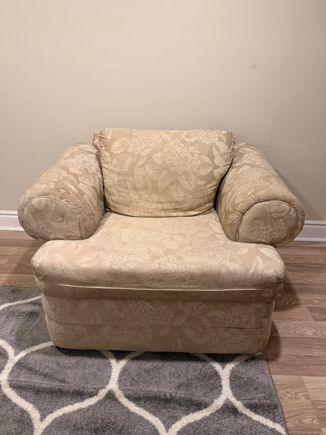 Loveseat and Armchair Set - Floral Pattern 🧡 - photo 3