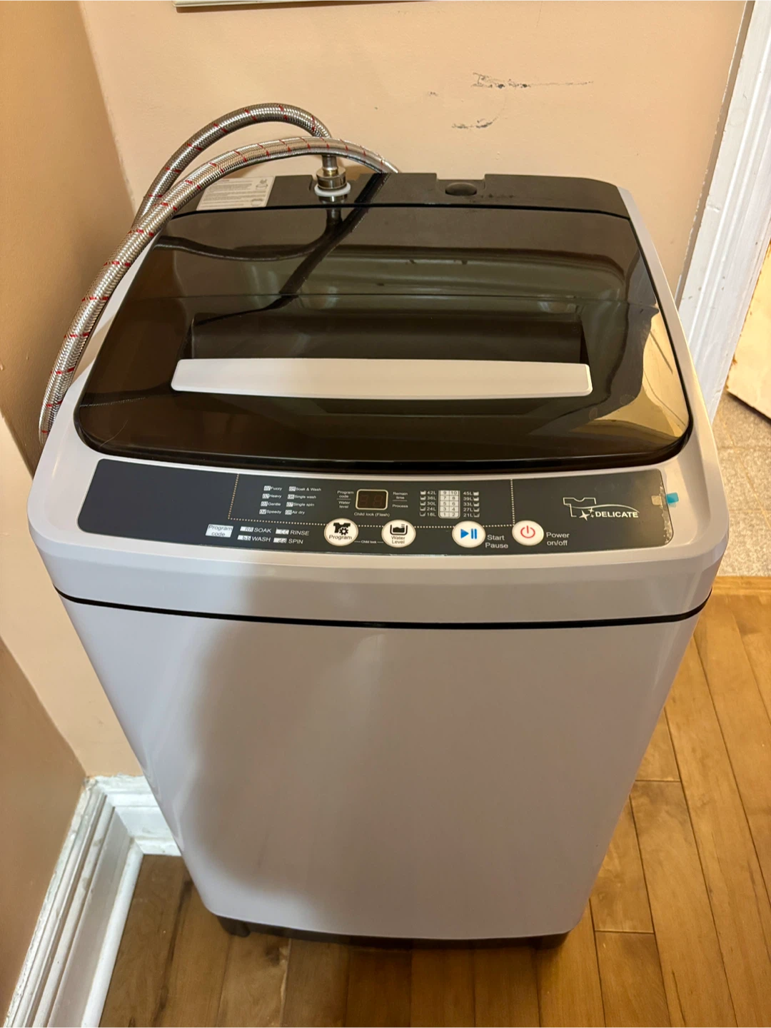 Giantex Portable Washing Machine with adapter and steel hose