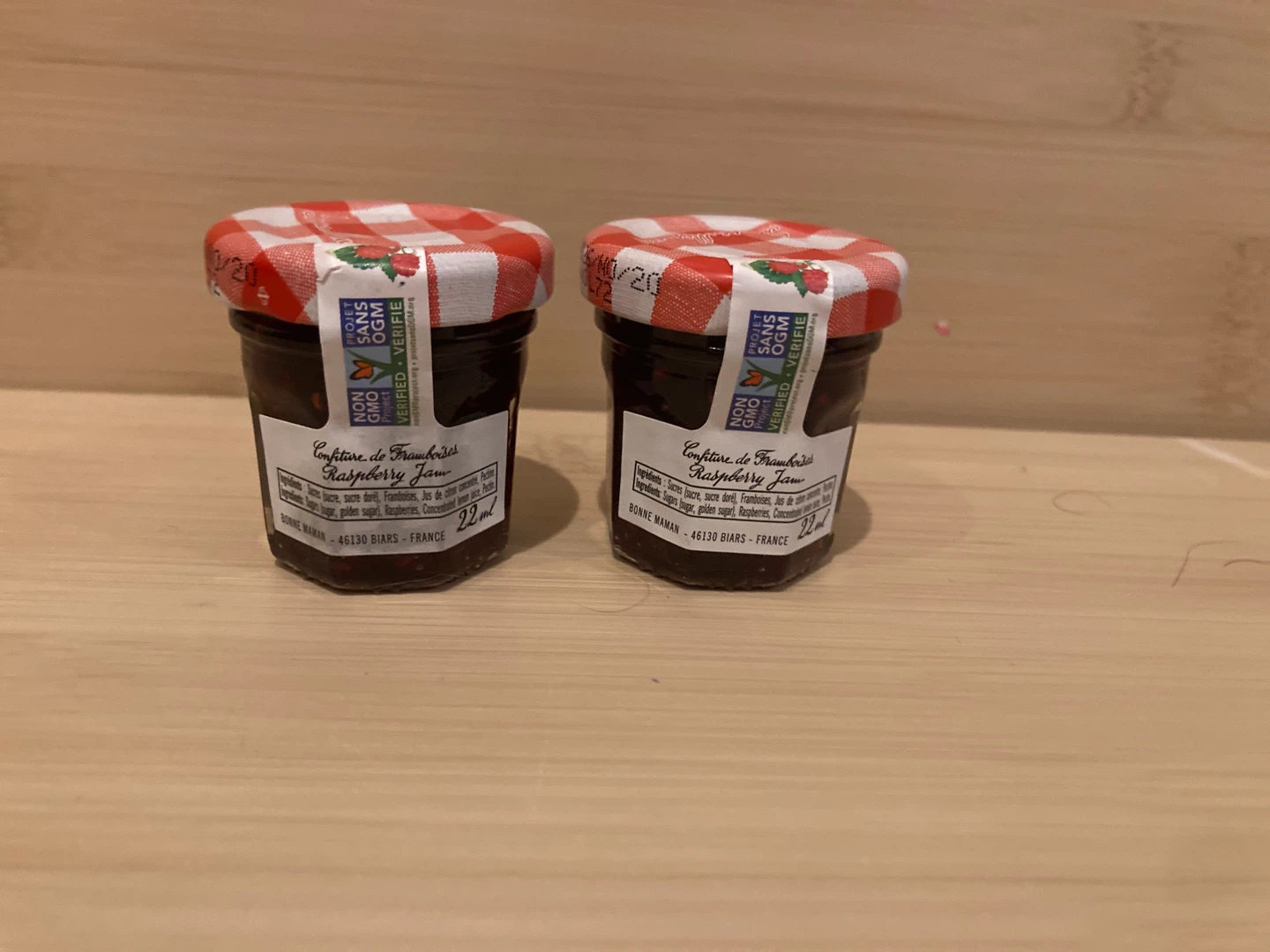 Mini Bonne Maman Raspberry Jam (2) $1 for both! - photo 3