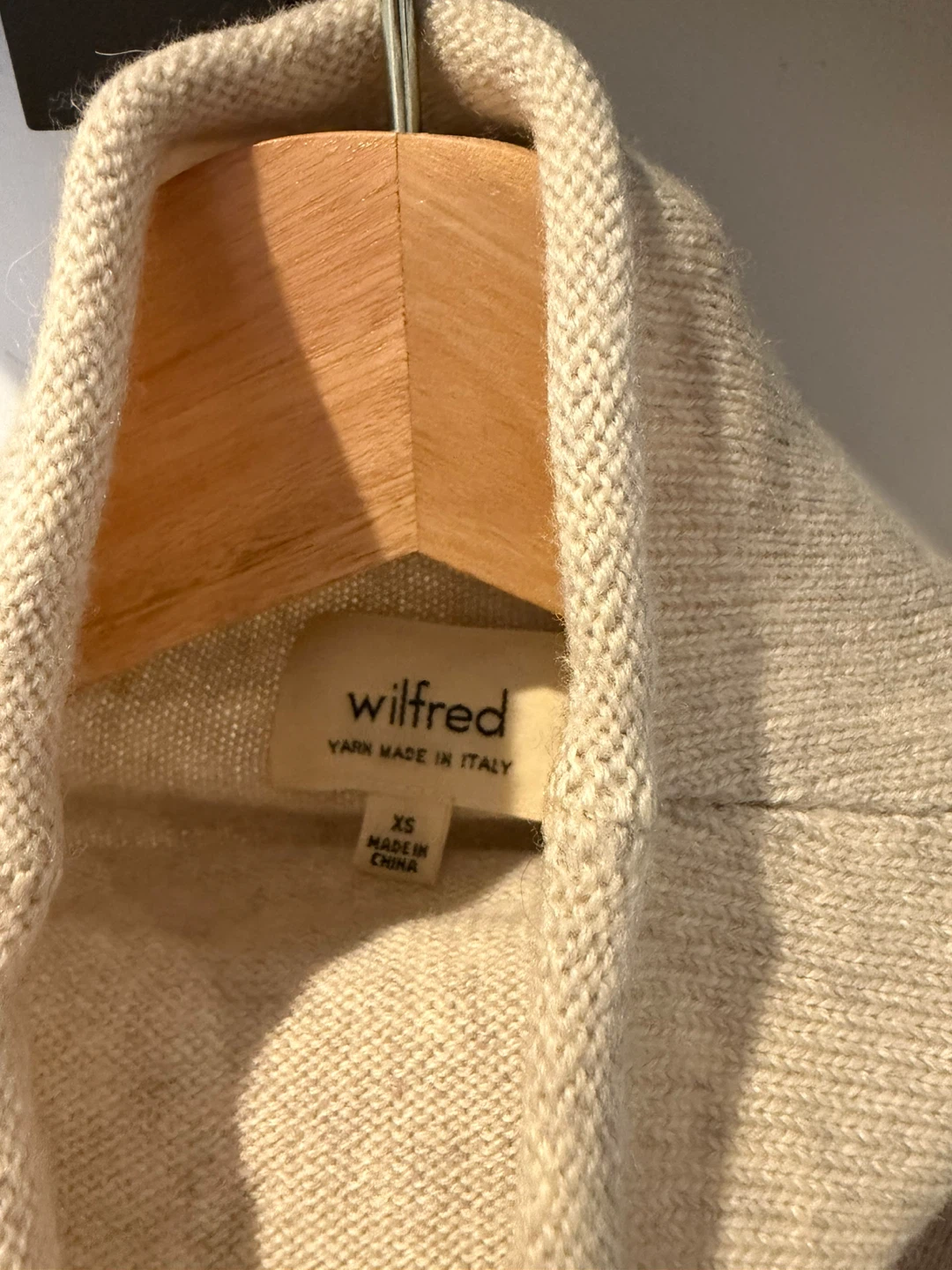 Wilfred XS Beige Knit Sweater - photo 2