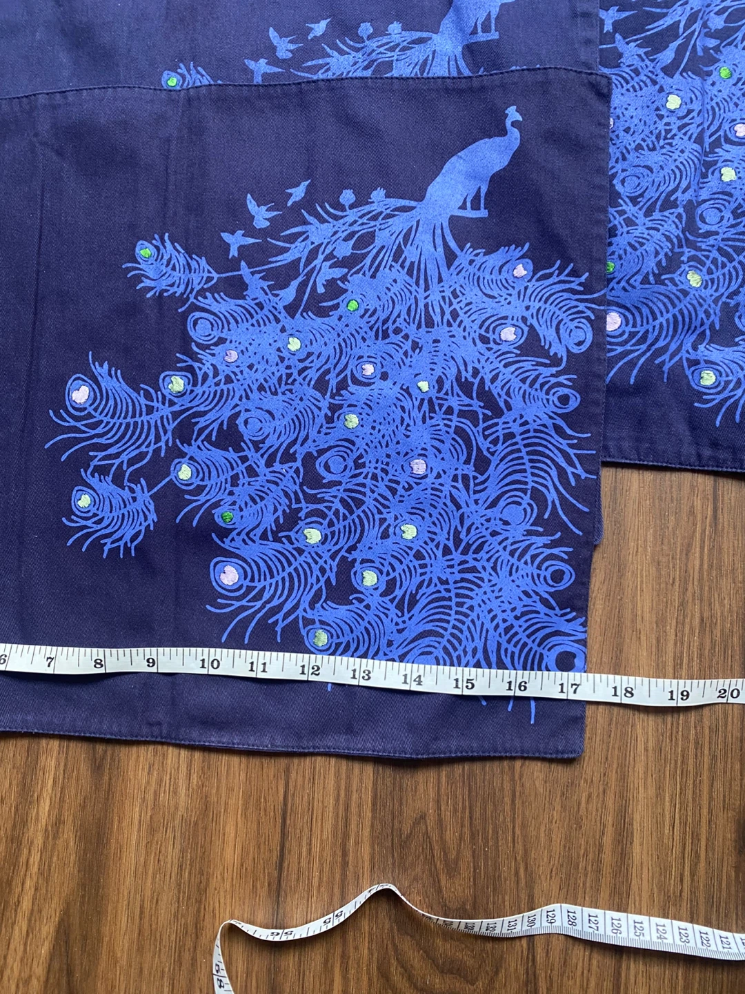 Set of 4 Peacock Print Placemats 🧡 - photo 3