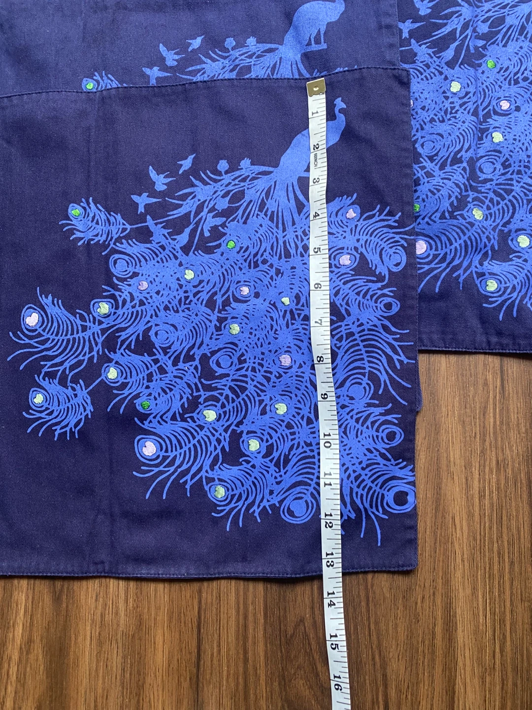 Set of 4 Peacock Print Placemats 🧡 - photo 4