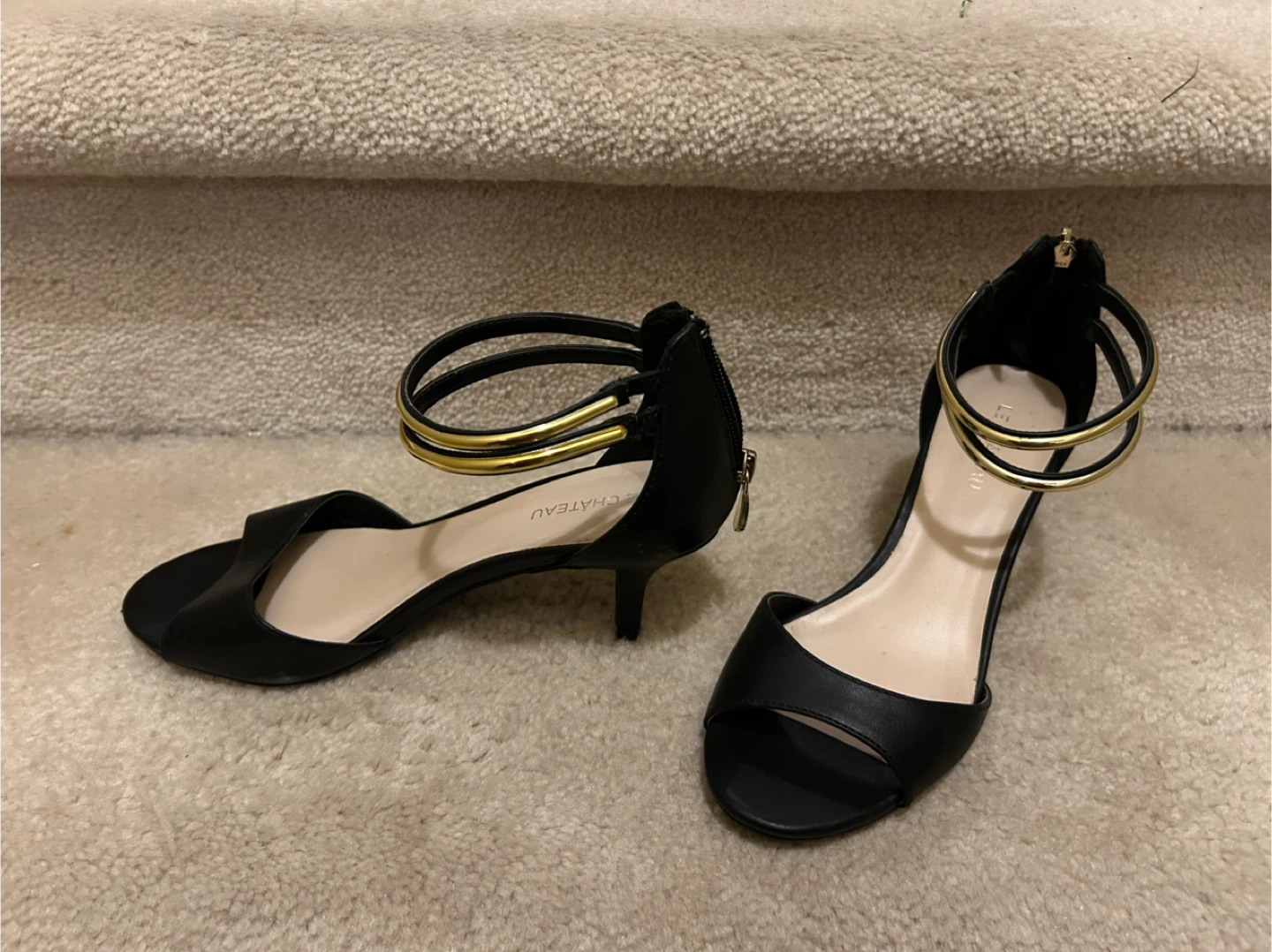 Classic Black Heels - Size 6.5