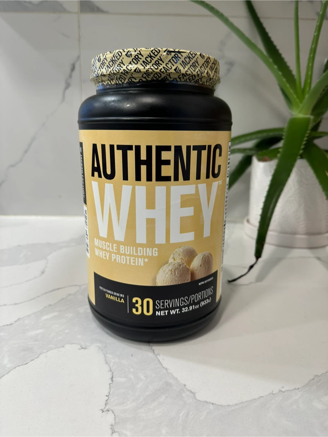 Jacked Factory Authentic Whey Protein - Vanilla