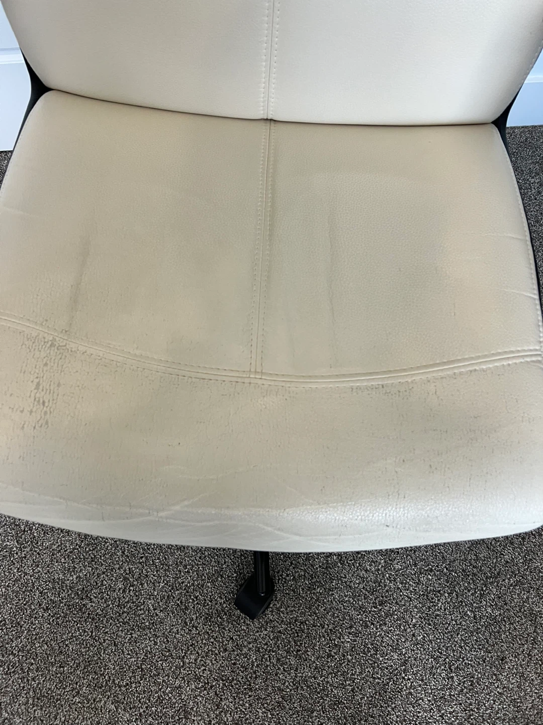 Leather Office Chair - Beige - photo 2