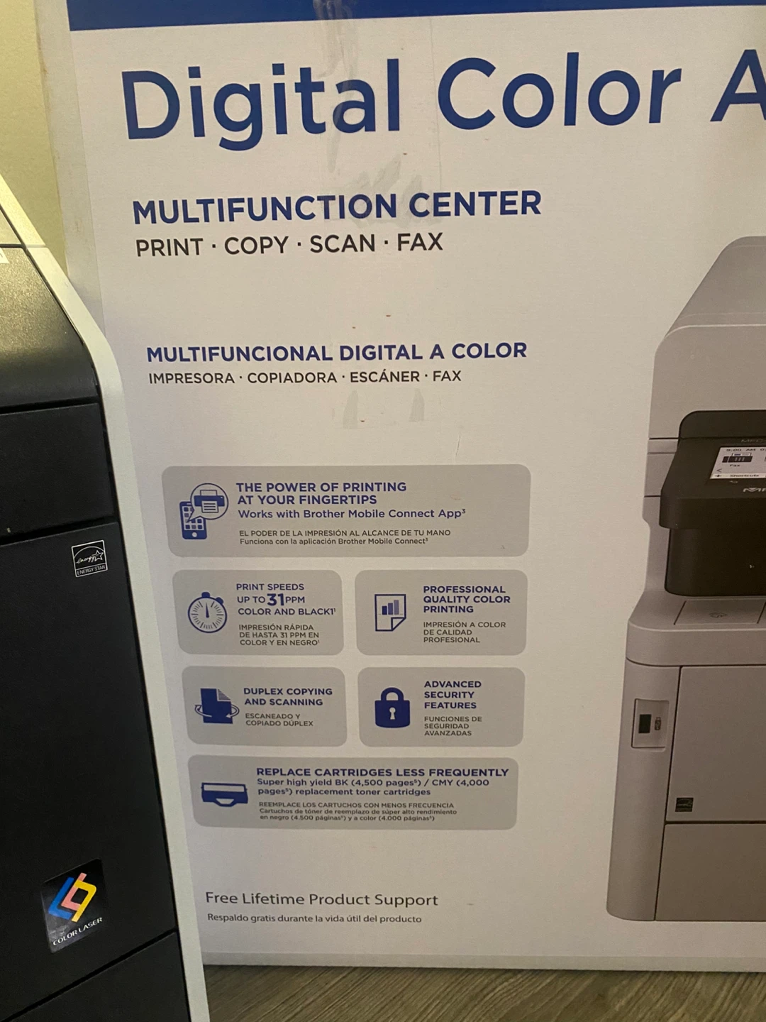 Brother MFC-L3780CDW Digital Color All-in-One Printer - photo 4