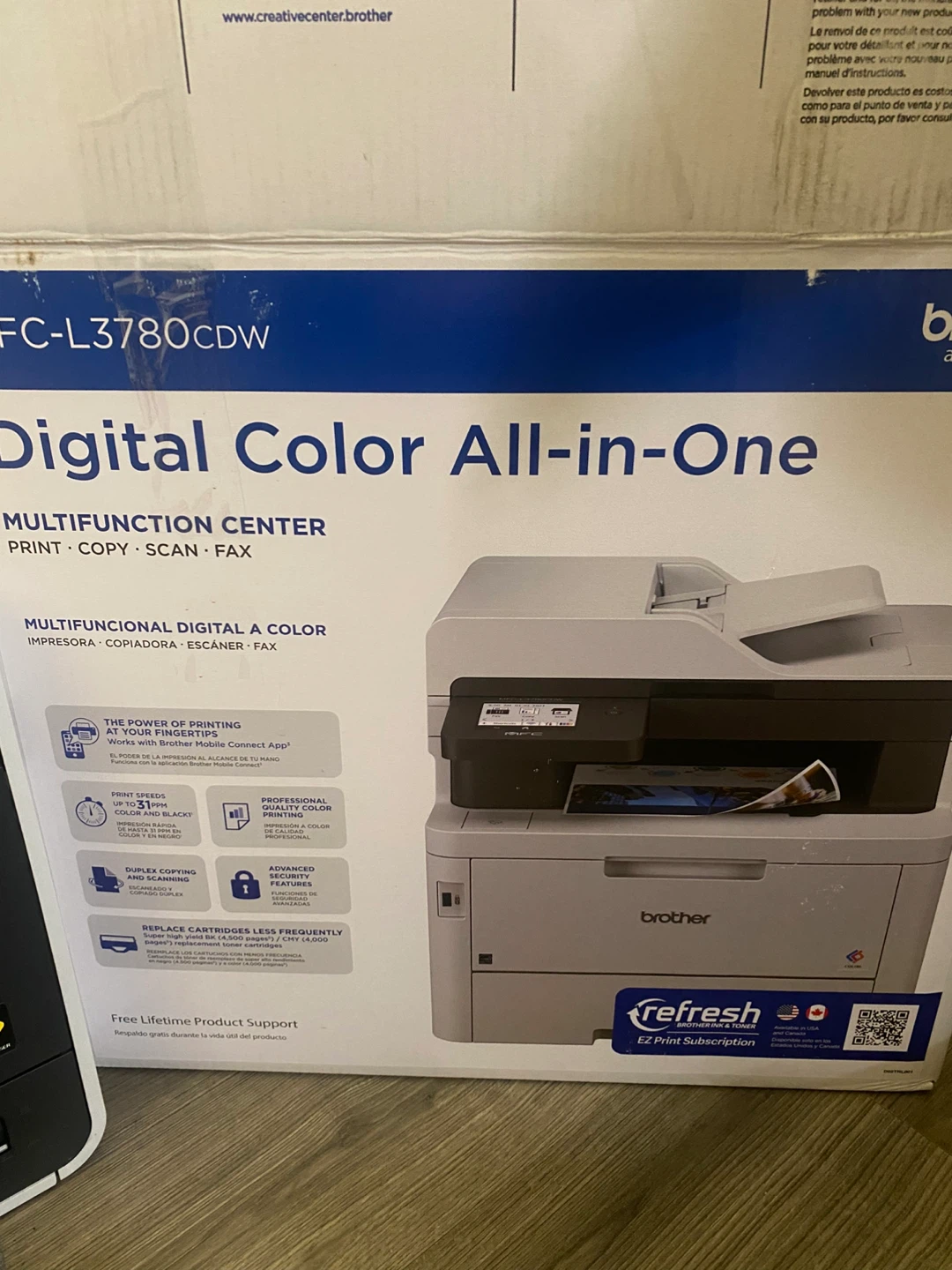 Brother MFC-L3780CDW Digital Color All-in-One Printer