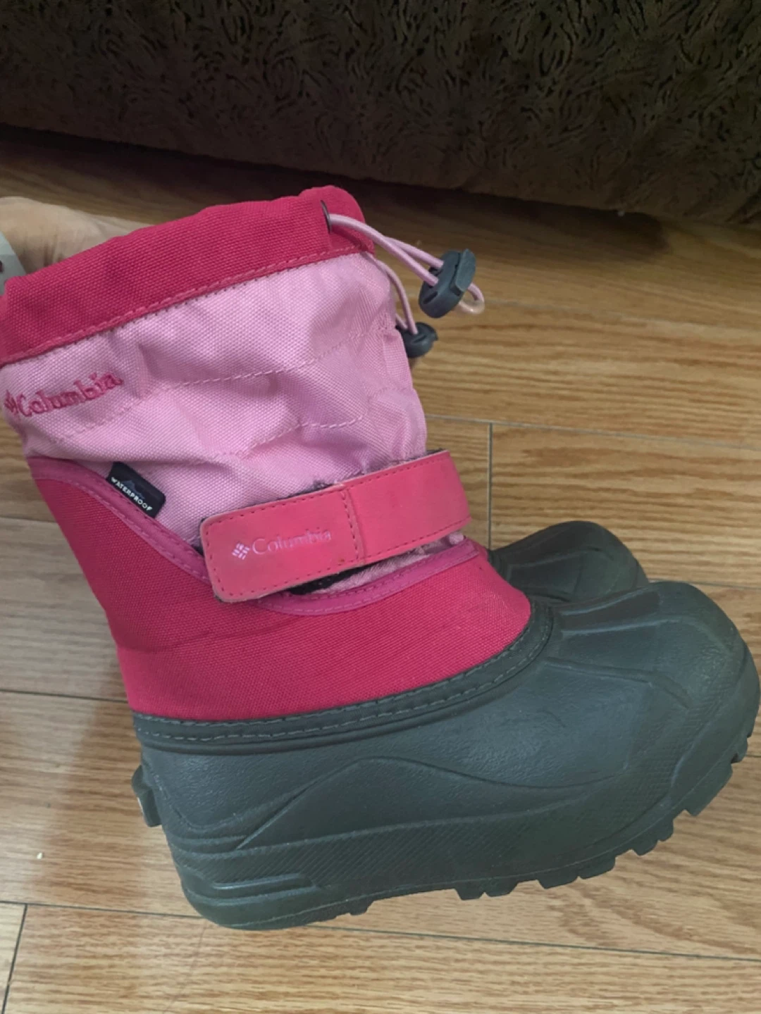 Columbia Pink Girls Kids Winter Boots Size 12 - photo 2