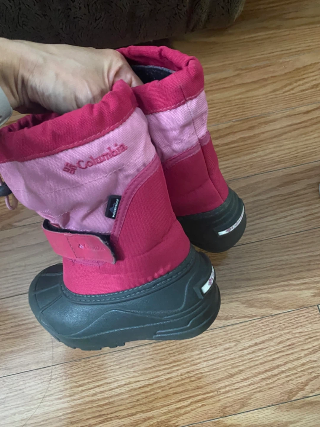 Columbia Pink Girls Kids Winter Boots Size 12 - photo 4
