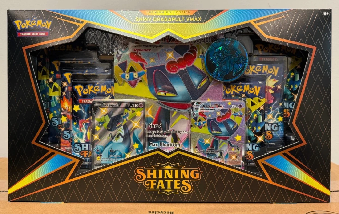 Pokemon Shiny Dragapult VMAX Premium Collection Box