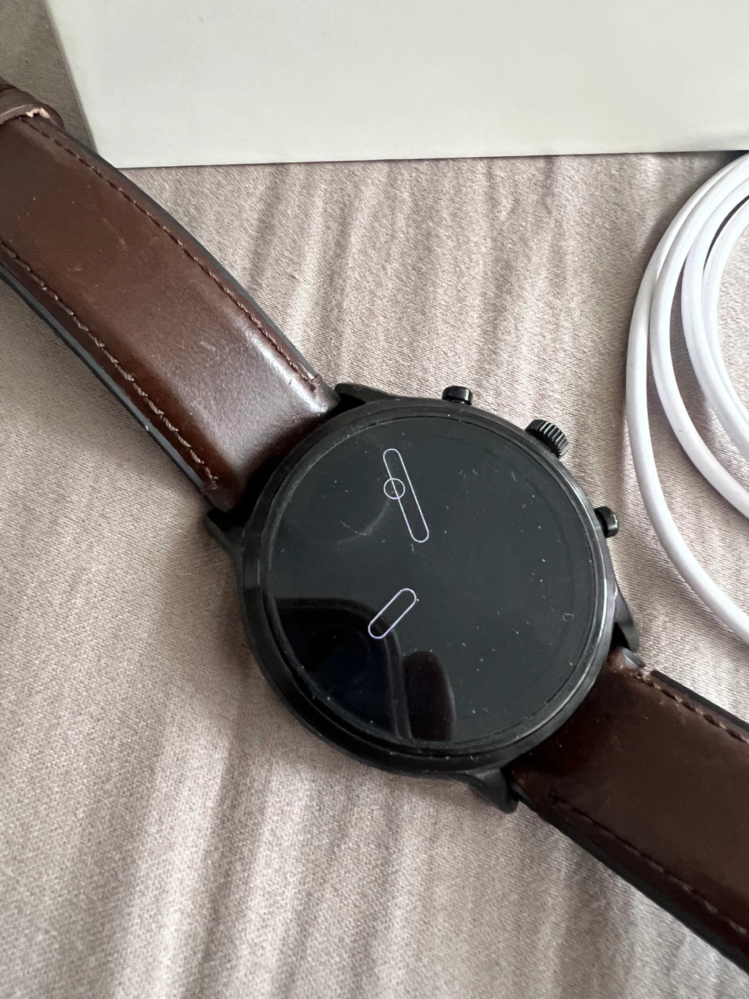 Fossil Smartwatch with Brown Leather Strap - photo 4