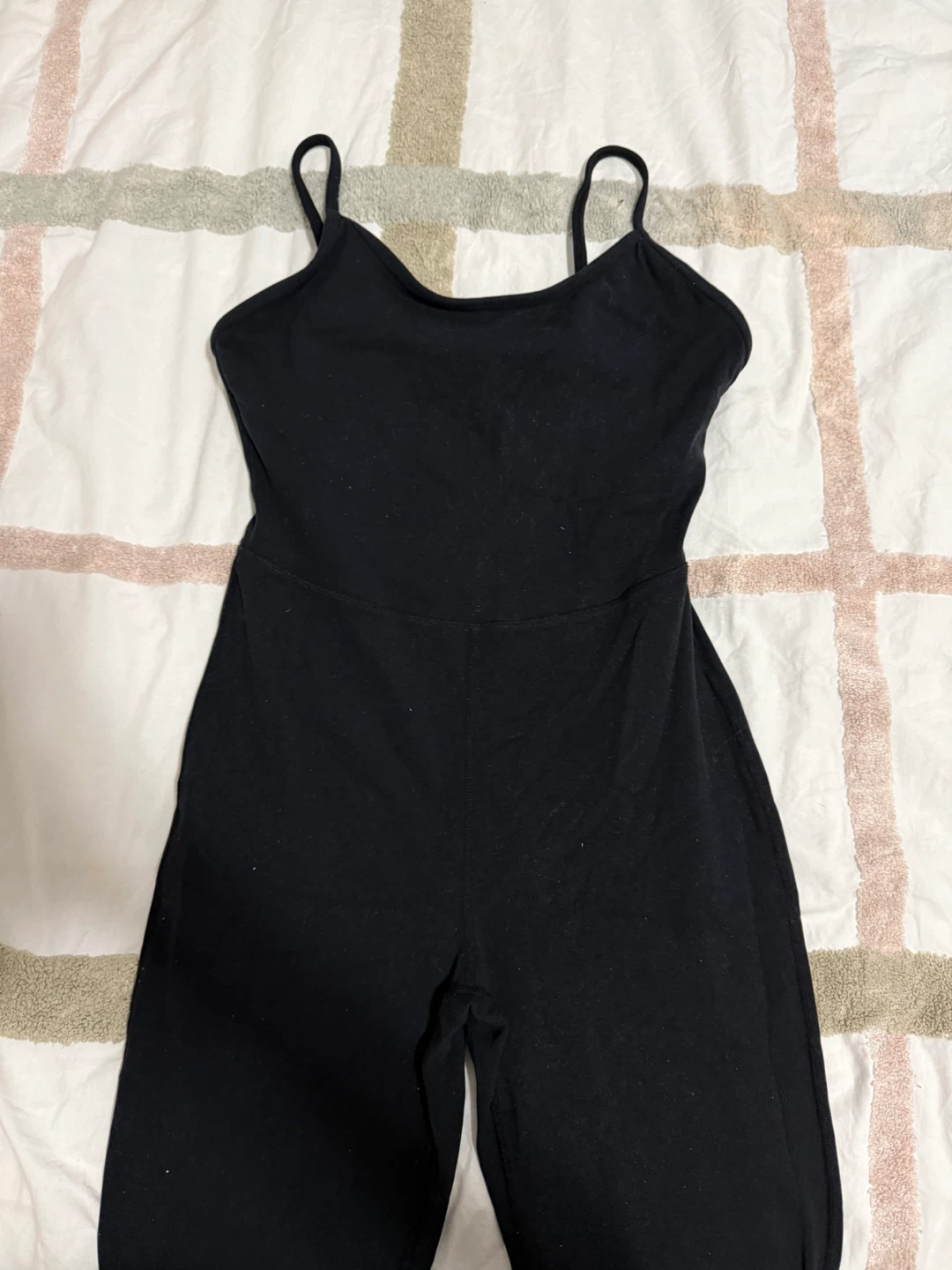 Black Flare Jumpsuit with Adjustable Straps - photo 5