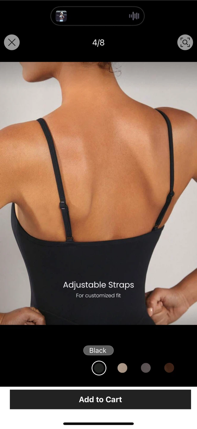 Black Flare Jumpsuit with Adjustable Straps - photo 3