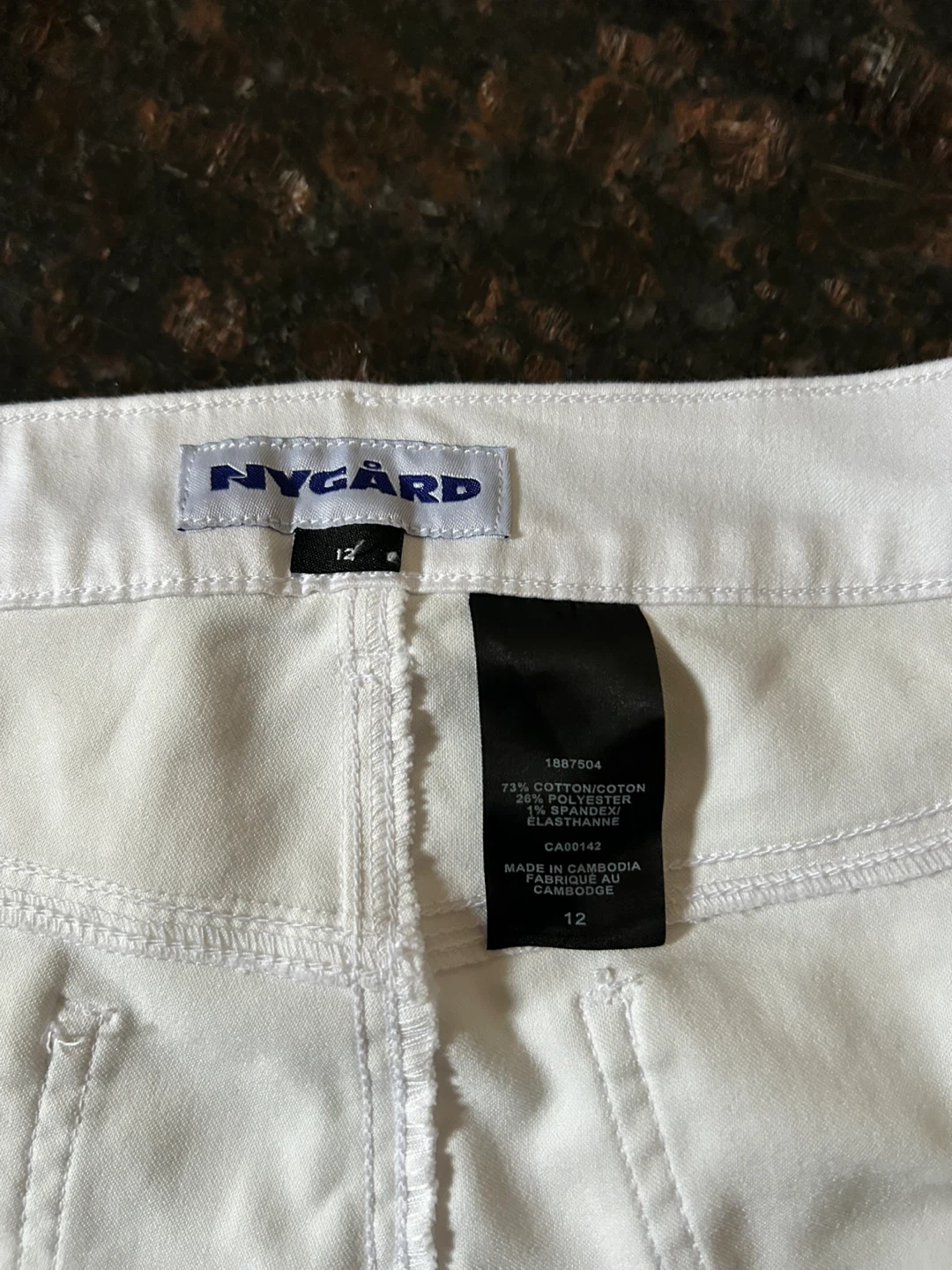 Nygard White Pants - Size 12 - photo 2