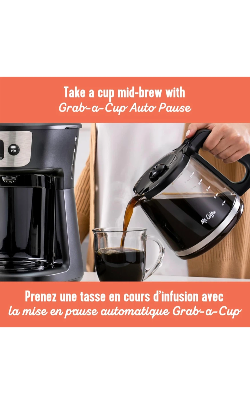 Mr. Coffee 12 Cup Programmable with Selectors and filter. - photo 4