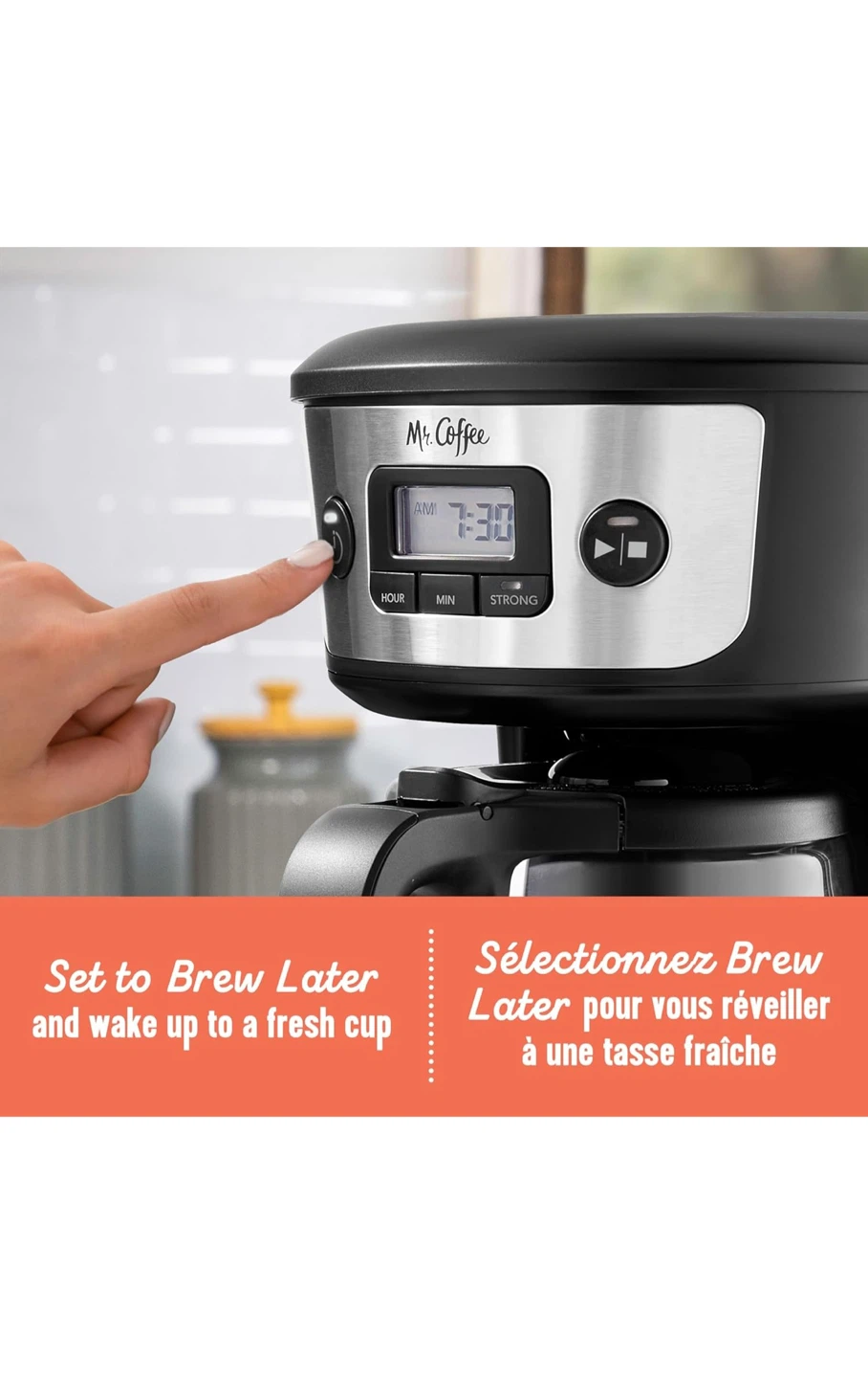 Mr. Coffee 12 Cup Programmable with Selectors and filter. - photo 3