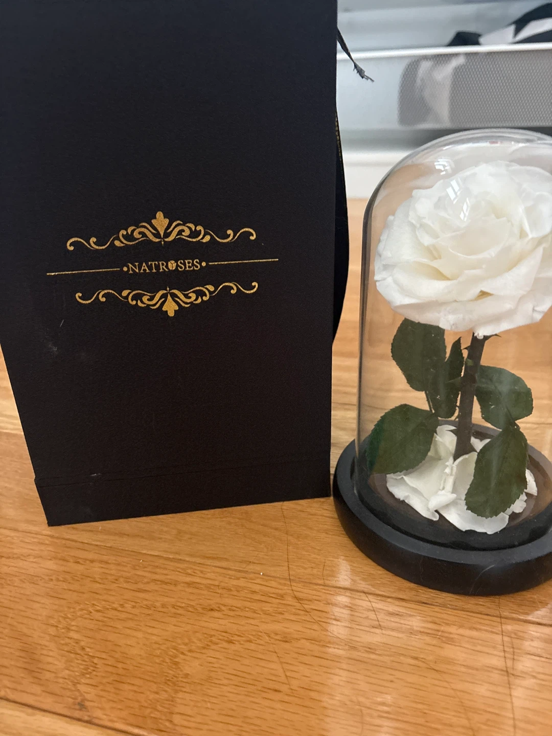 Natroses Preserved White Rose - photo 4