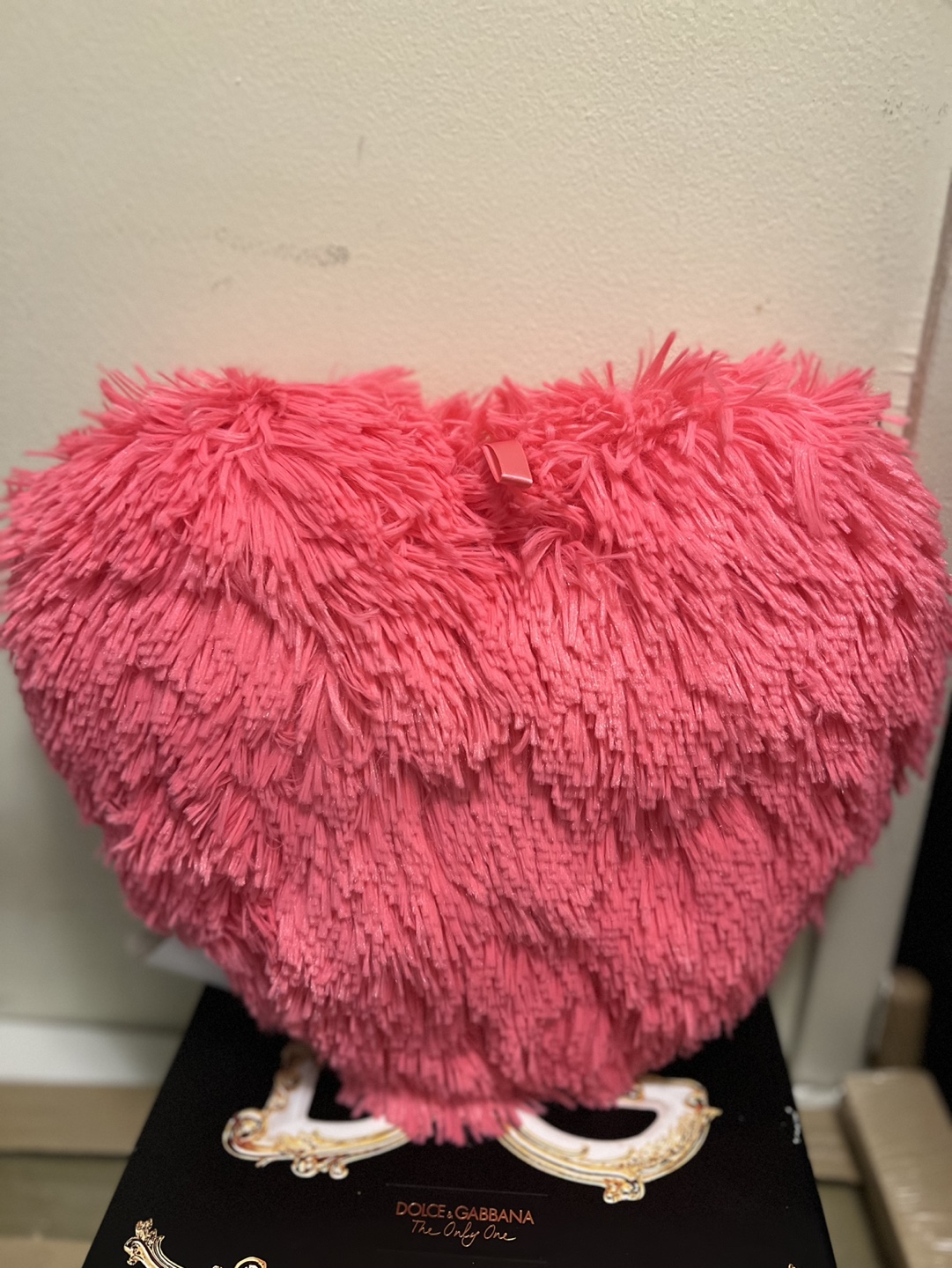 Brand New-Pink Heart-Shaped Decorative Pillow - photo 2