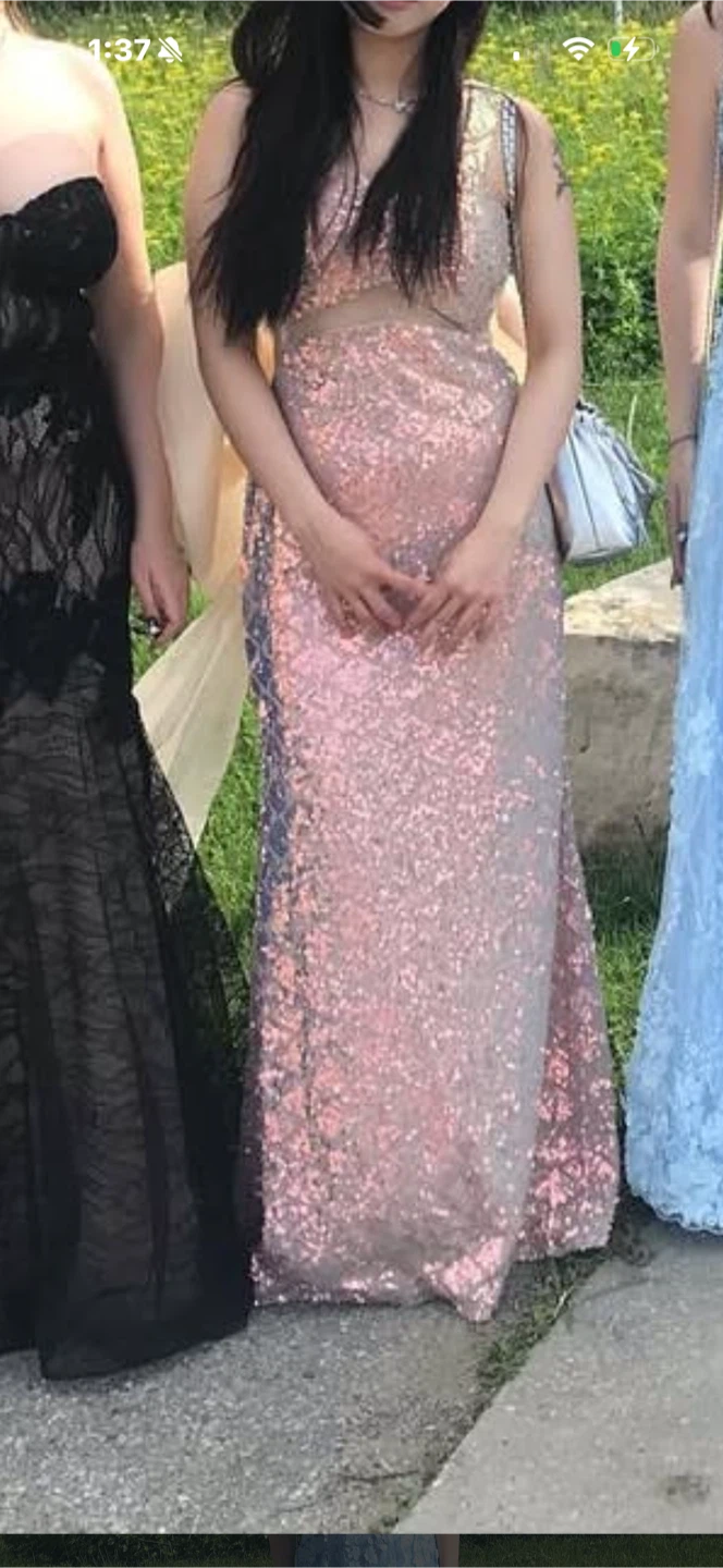 Pink Mermaid Prom Dress - photo 4