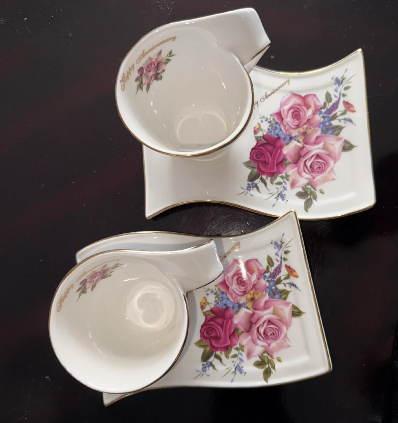 Adeline Fine Porcelain Tea Cup & Saucer Set 🧡 - photo 2