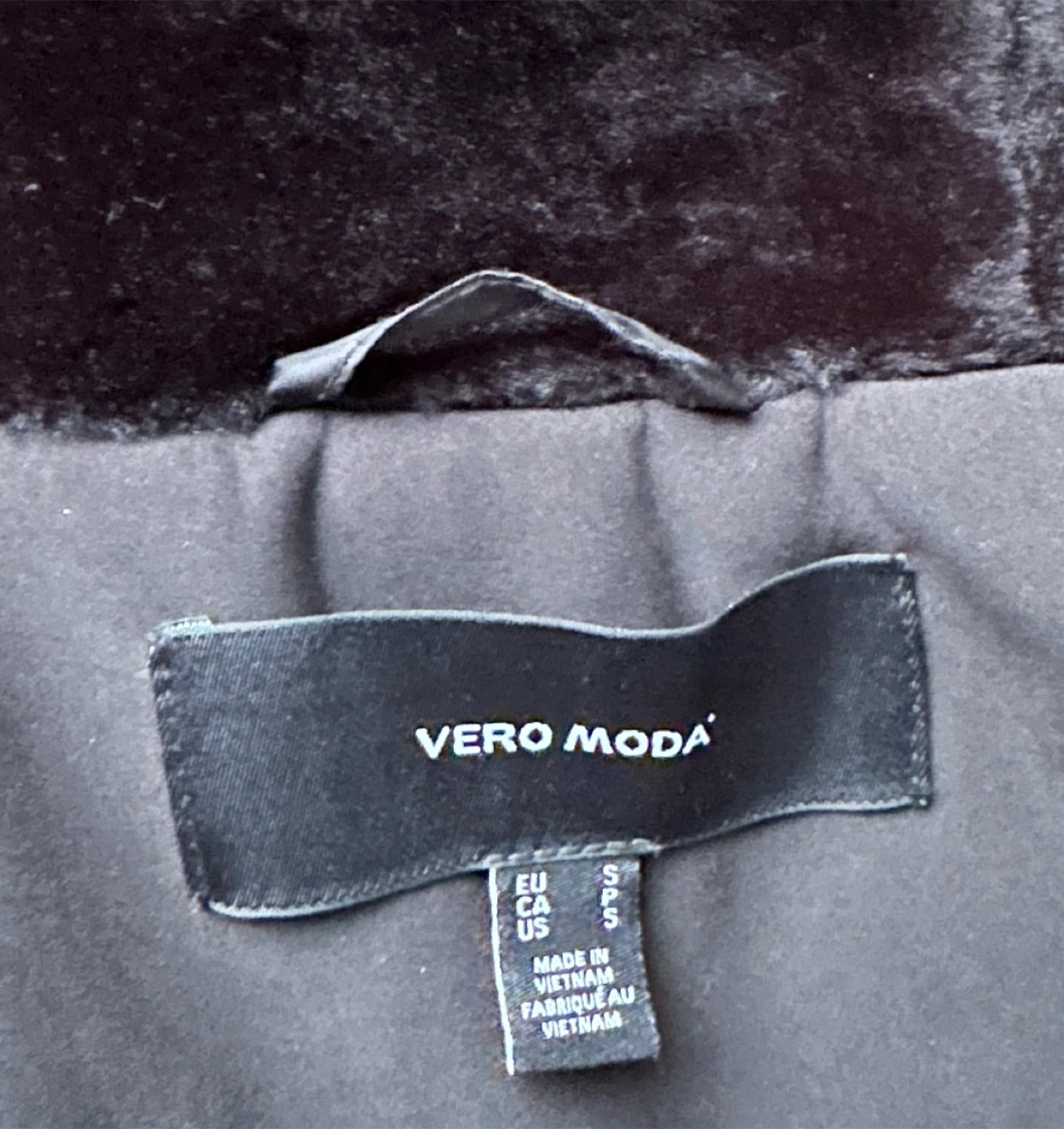 Vero Moda Black Hooded Coat - Size Small - photo 5